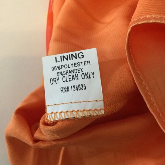 Minuet orange polka dot strapless dress - Picture 4 of 6